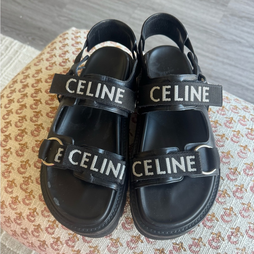 Celine Lug Sole Sandals (AUTHENTIC)
